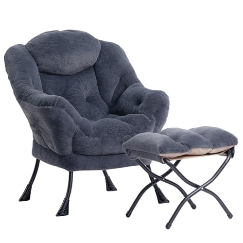 Navy Blue Chair&stool