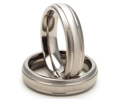 5mm Comfort Fit Titanium Rings for Men - Durable & Lightweight Wedding Bands - Perfect for Everyday Wear, Outdoor Activities & Special Occasions