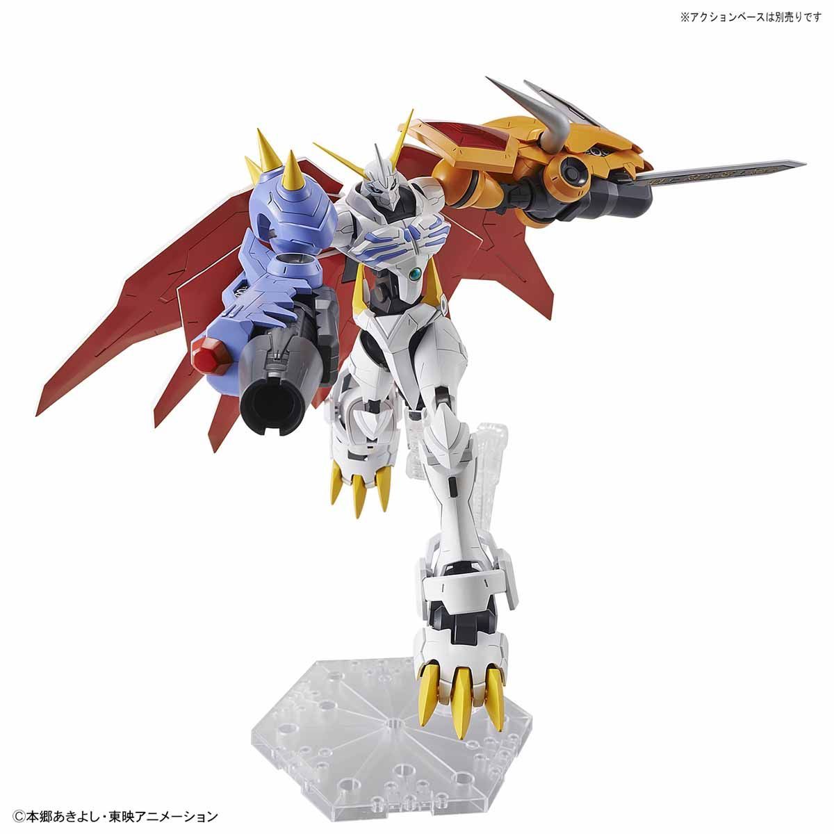 Figure-rise Standard Digimon Adventure Omegamon (Omnimon) Amplified Model Kit - Buildable Action Figure for Collectors & Anime Fans | Perfect for Display, Gifts & Cosplay Props
