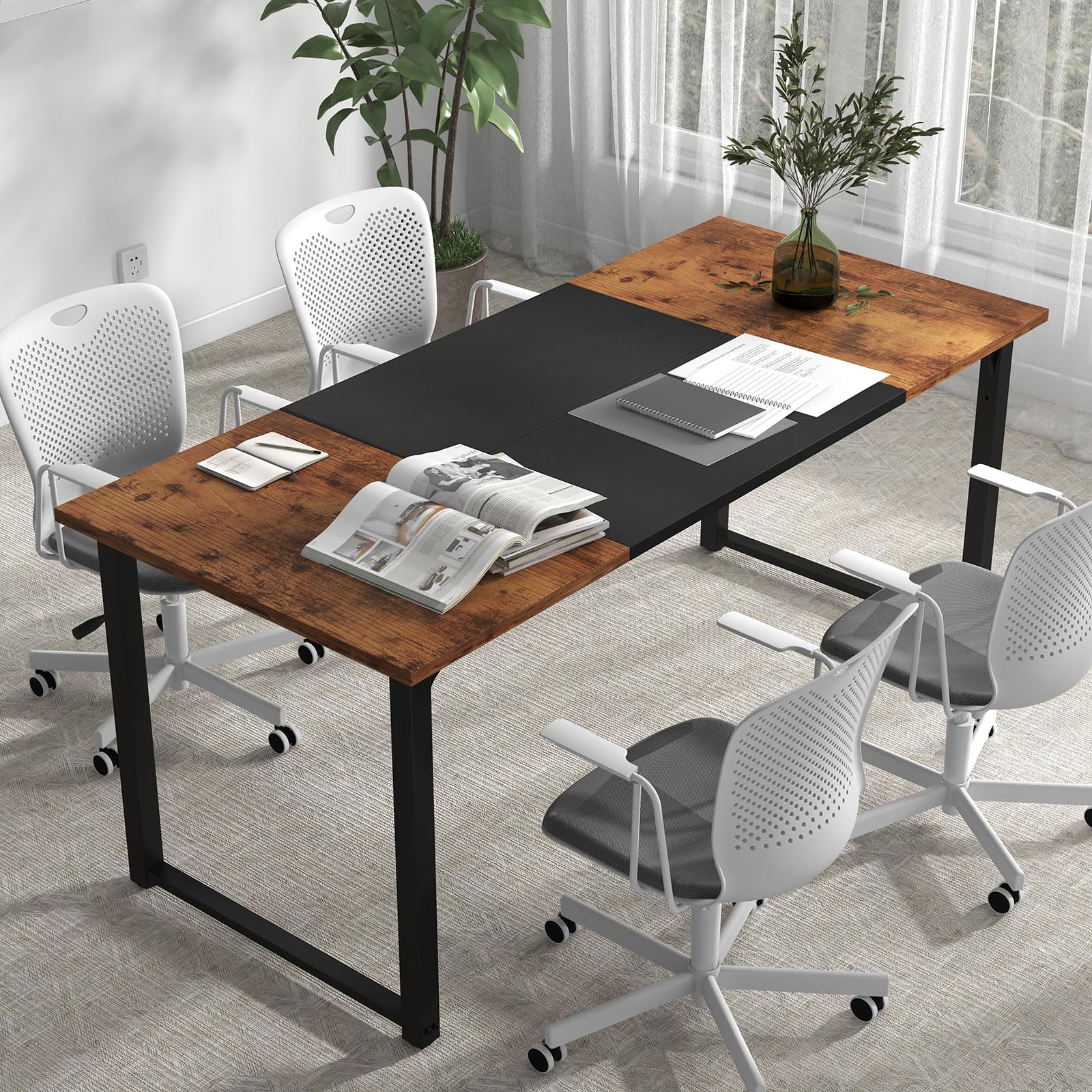 Bonzy Home 6FT Executive Desk - 70.8