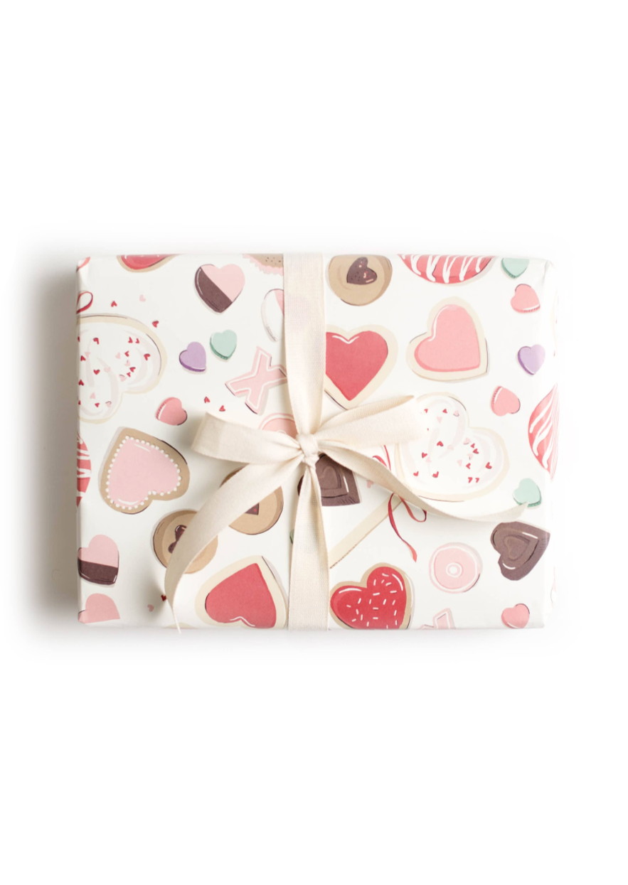 Valentine's Day Cookie Gift Wrap - Elegant & Festive Packaging for Homemade Cookies, Perfect for Valentine's Day Gifts, Parties & Romantic Surprises