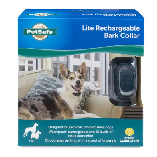 Rechargeable Anti-Bark Collar for Dogs - Safe & Effective Pet Training Device - Perfect for Indoor & Outdoor Use