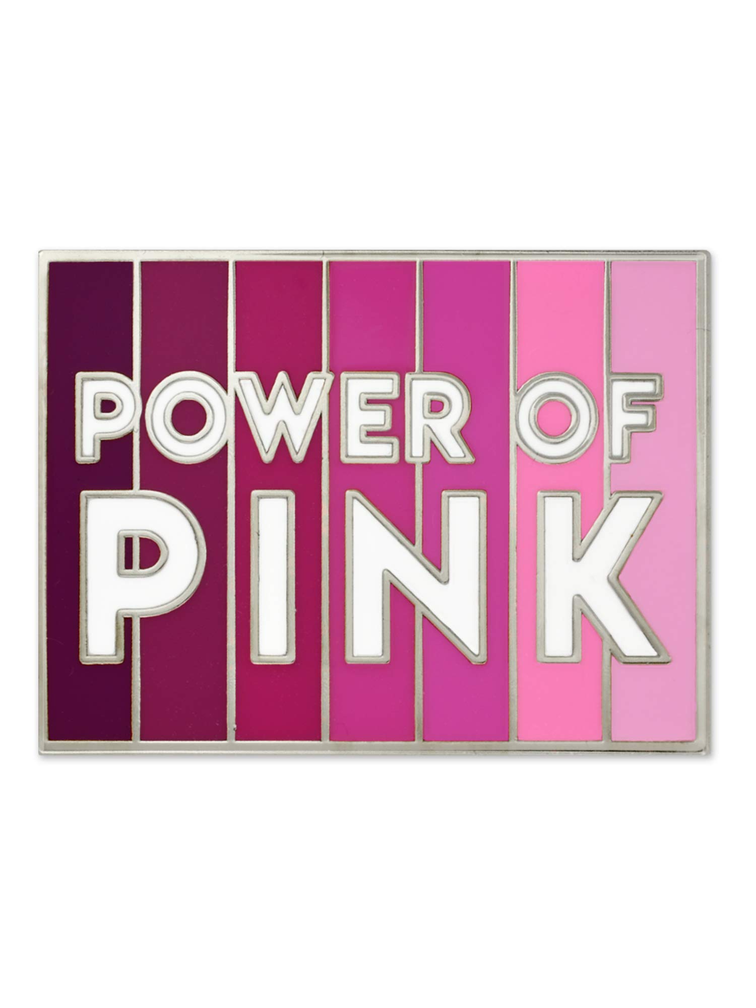 PinMart Power of Pink Breast Cancer Awareness Enamel Lapel Pin - Pack of 25 - Show Support for Breast Cancer Awareness Month, Fundraisers & Charity Events