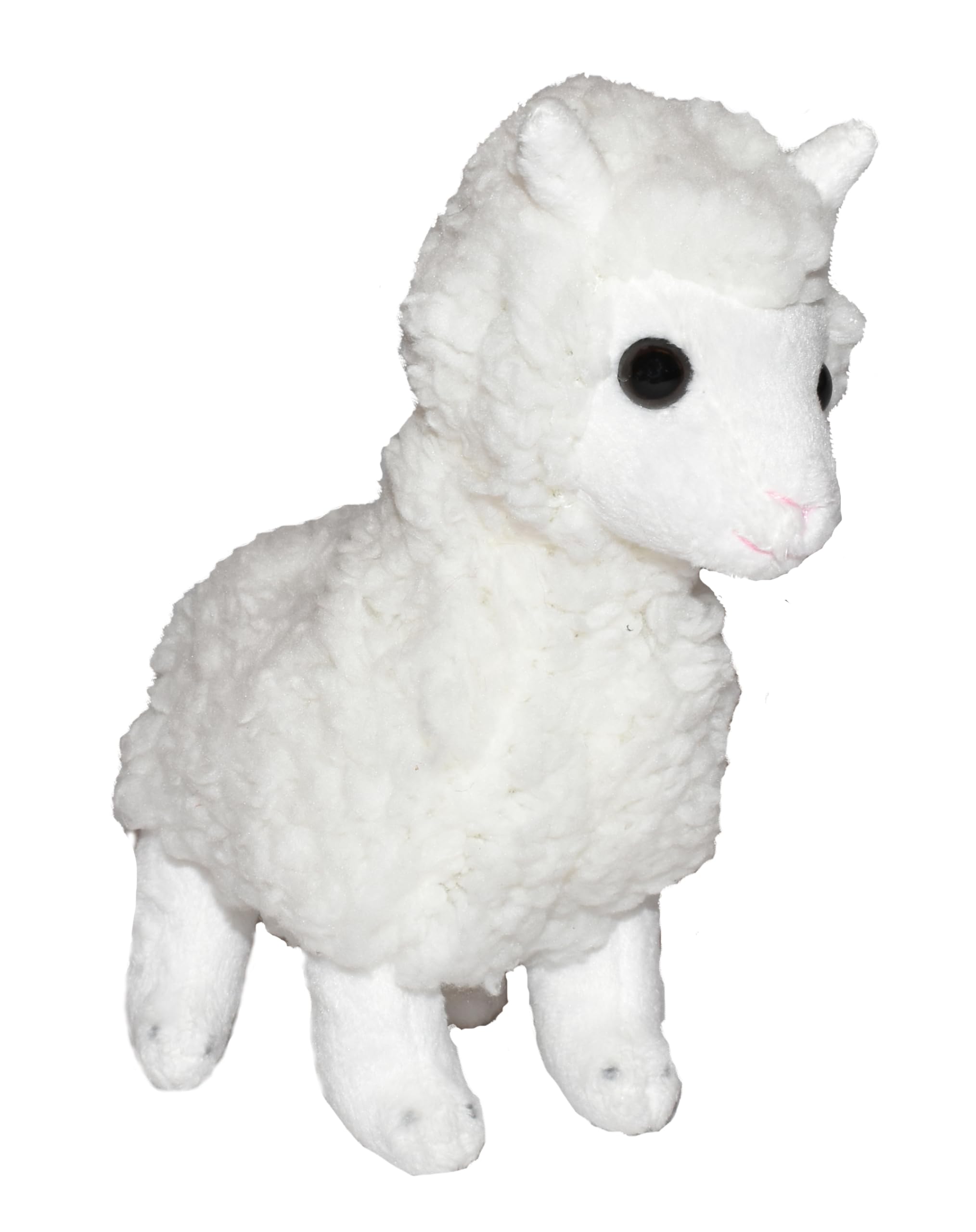 Wild Republic Pocketkins Eco Alpaca Plush Stuffed Animal - 5 Inch Soft Toy Made from Recycled Materials | Eco-Friendly Cuddly Companion for Kids, Travel & Nursery Decor