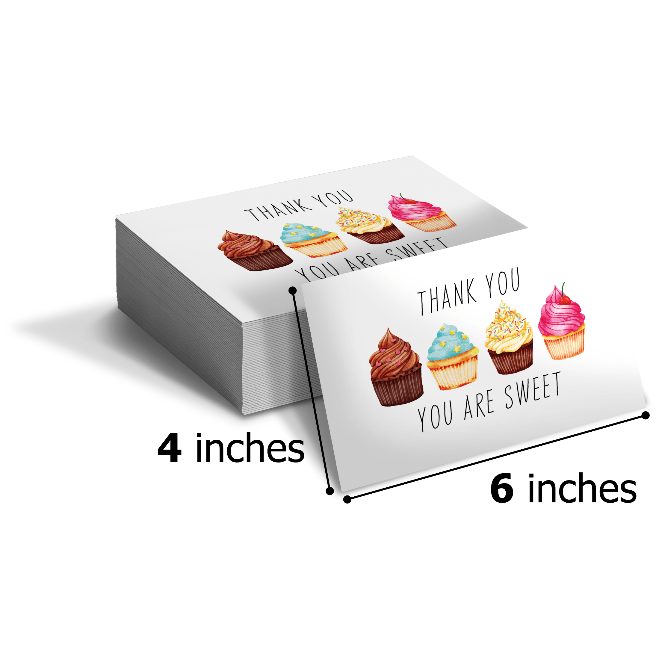 Premium Cupcake Insert Cards - Elegant Baking Decorations for Parties, Weddings & Special Events