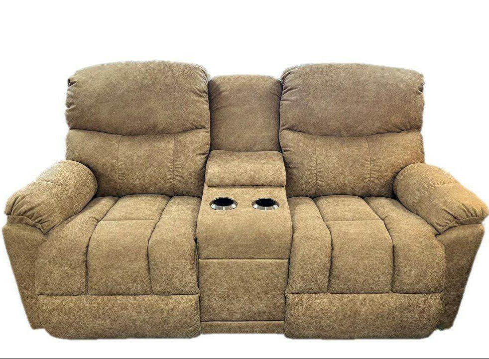 La-Z-Boy Morrison Loveseat Recliner 766 449 E1537 73 - Comfortable Small Space Reclining Sofa for Living Room, Bedroom & Home Theater