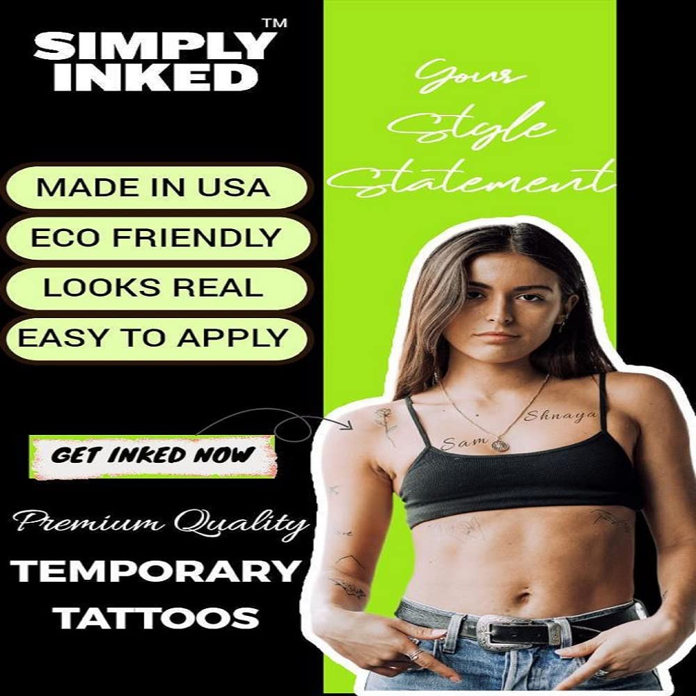 Mini Snake Temporary Tattoo - Waterproof Sticker for Women & Men - Party & Festival Use
