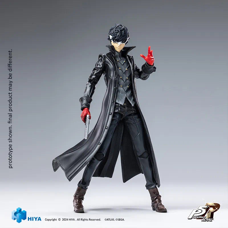 Pre-Order Hiya Toys 15cm 1/12 Scale 6-Inch Joker Action Figure - Persona 5 Collectible Model for Display & Gaming Scenes