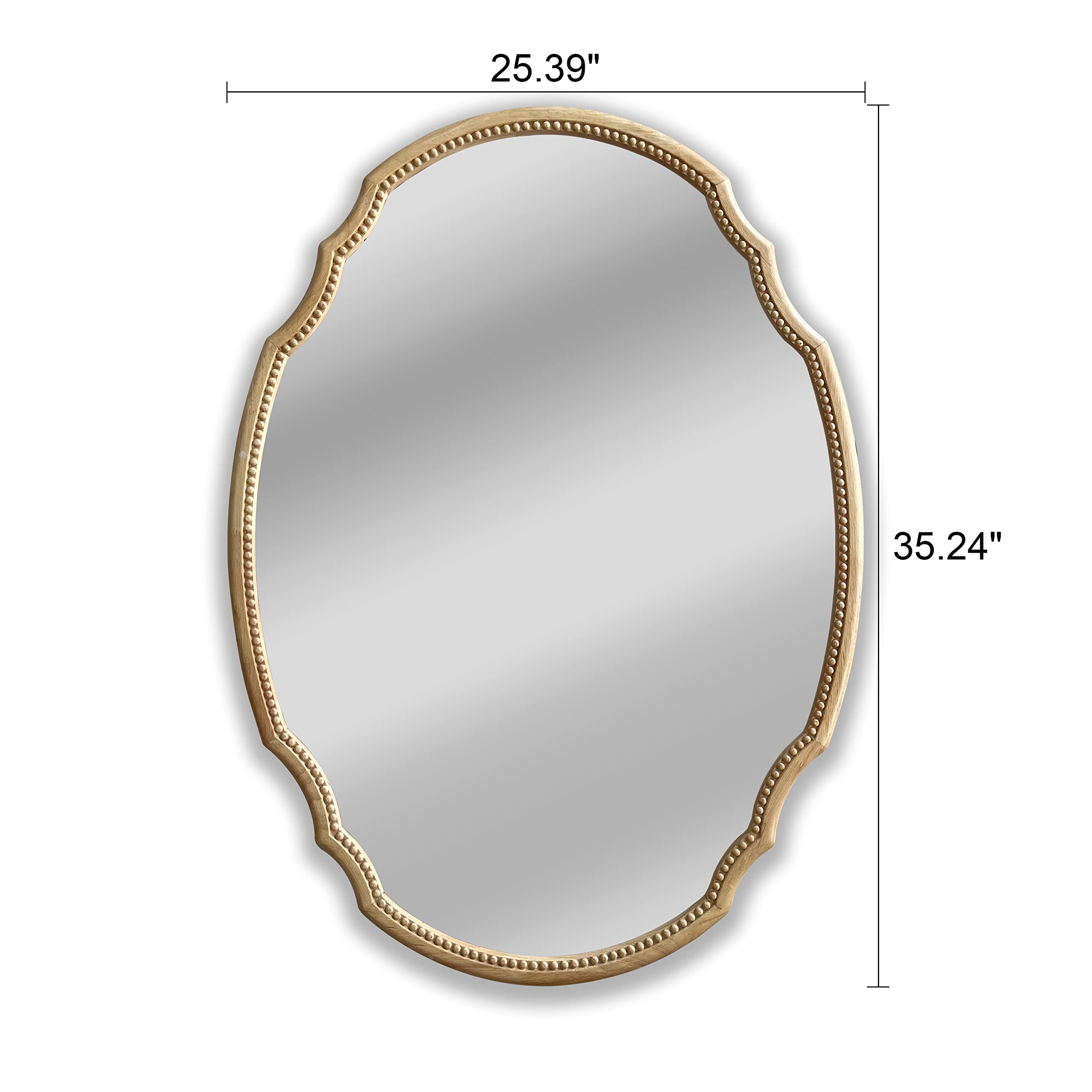 Contemporary Oval Wall Mirror 36
