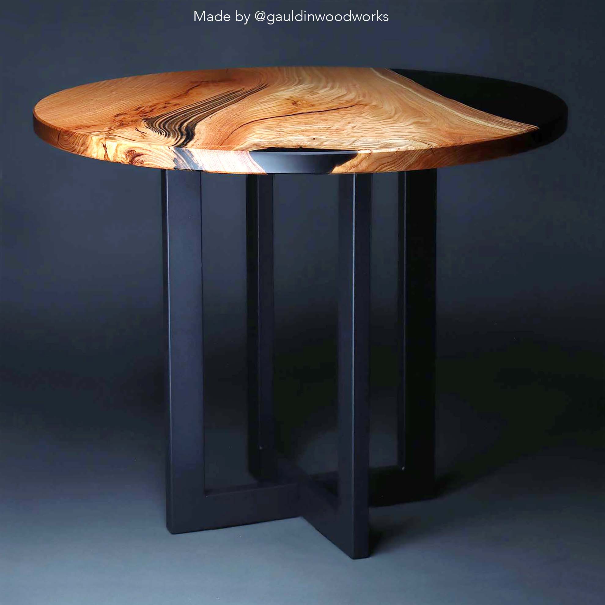 Round Cross End Table Base SS1460 - Heavy Duty Metal Legs for Square or Round Tables (1 Set) - Perfect for Living Room, Patio, or Outdoor Furniture