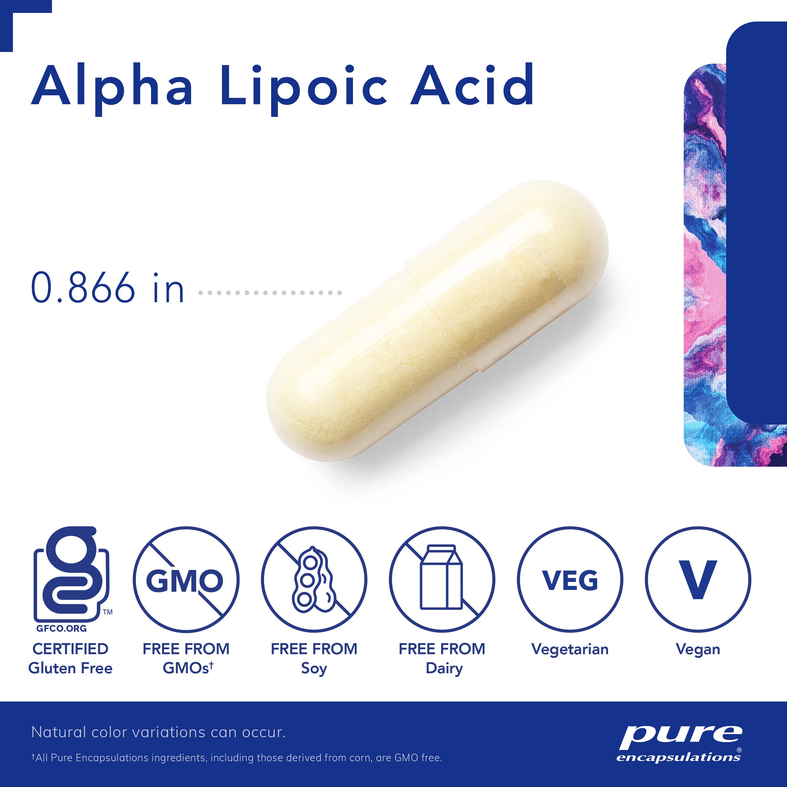 Pure Encapsulations Alpha Lipoic Acid 400mg - 120 Capsules | ALA Supplement for Liver Support, Antioxidant Protection, Nerve & Heart Health | Supports Free Radical Defense & Blood Sugar Metabolism | Perfect for Daily Wellness & Detox Routines