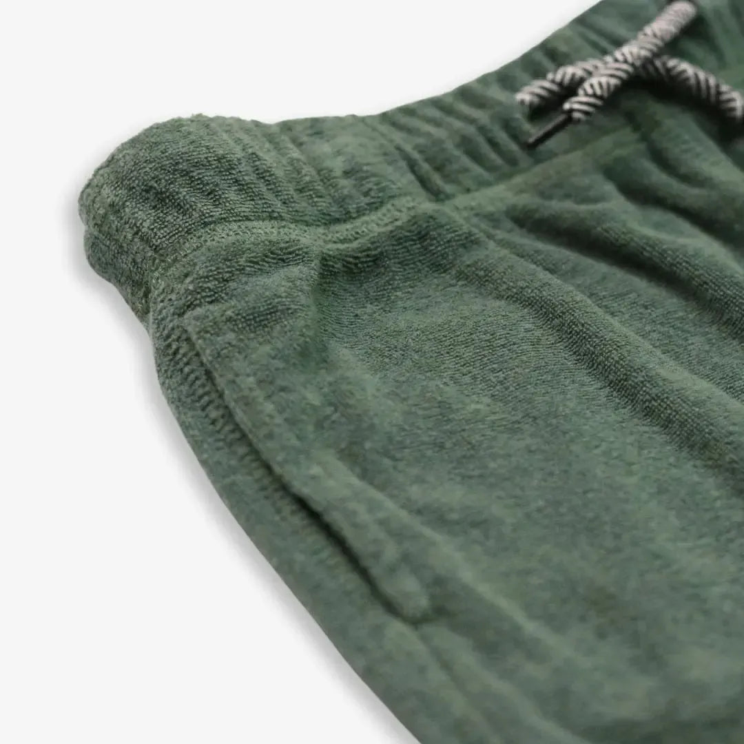 Appaman Terry Shorts for Men - Comfortable Sage Green Cotton Shorts for Summer, Casual Wear & Beach Outings
