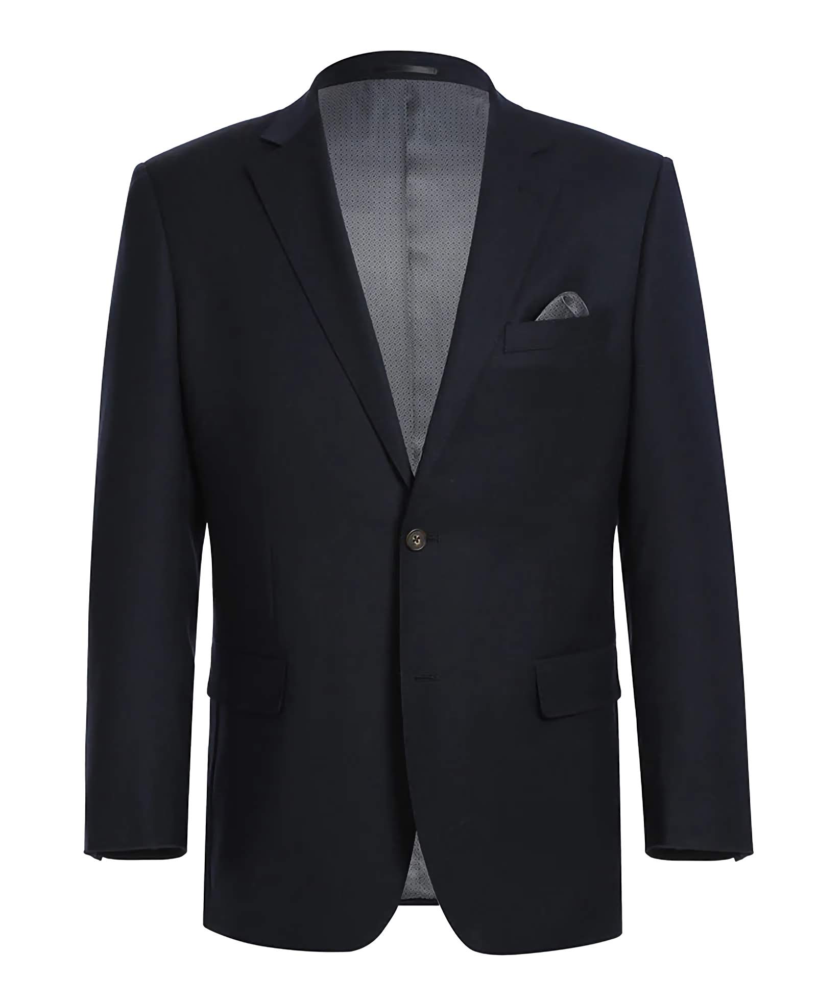 Men's Black Wool Regular Fit Blazer - Classic Solid Color Business Suit Jacket for Office, Weddings & Formal Events