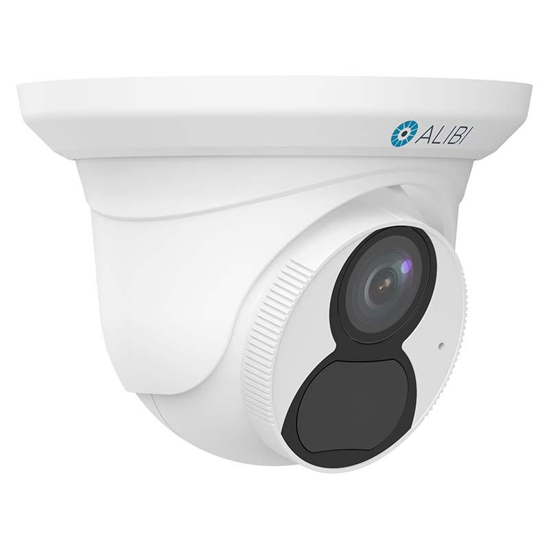Alibi Vigilant Performance 8MP 98ft IR SmartSense Fixed IP Turret Security Camera - Indoor/Outdoor Surveillance for Home & Business Protection