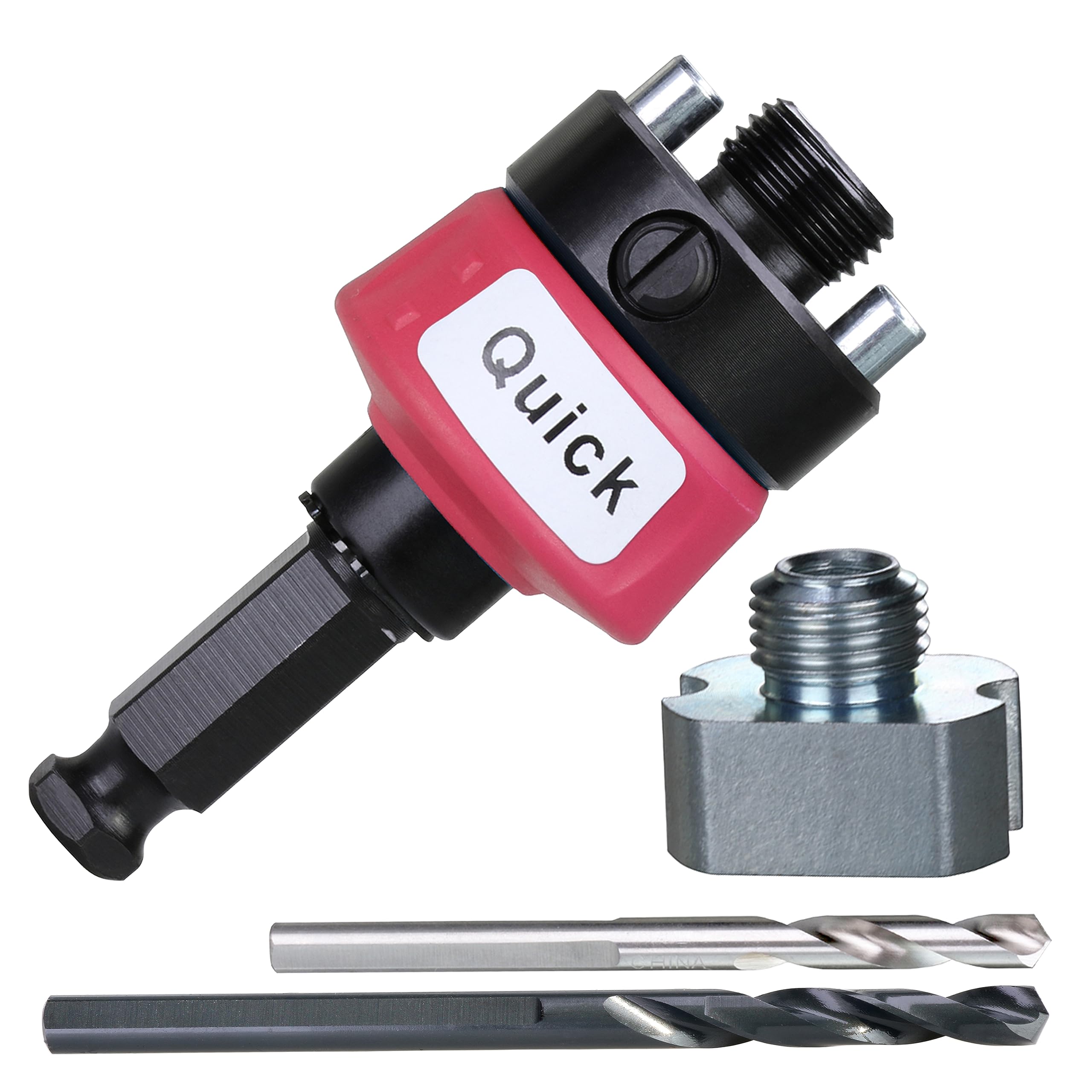 Quick Change Hole Saw Mandrel with 7/16