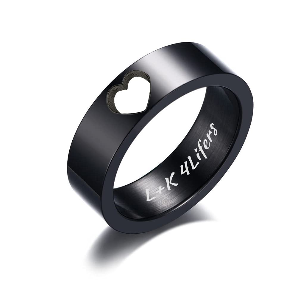 Set of 3 Best Friend Rings - Moon, Sun & Star Stainless Steel Stackable Knuckle Rings for Sisters (Big, Middle, Little) | Personalized Heart Cut-Out Design | Bridesmaid Gift Idea for Weddings, Anniversaries & Friendship Day