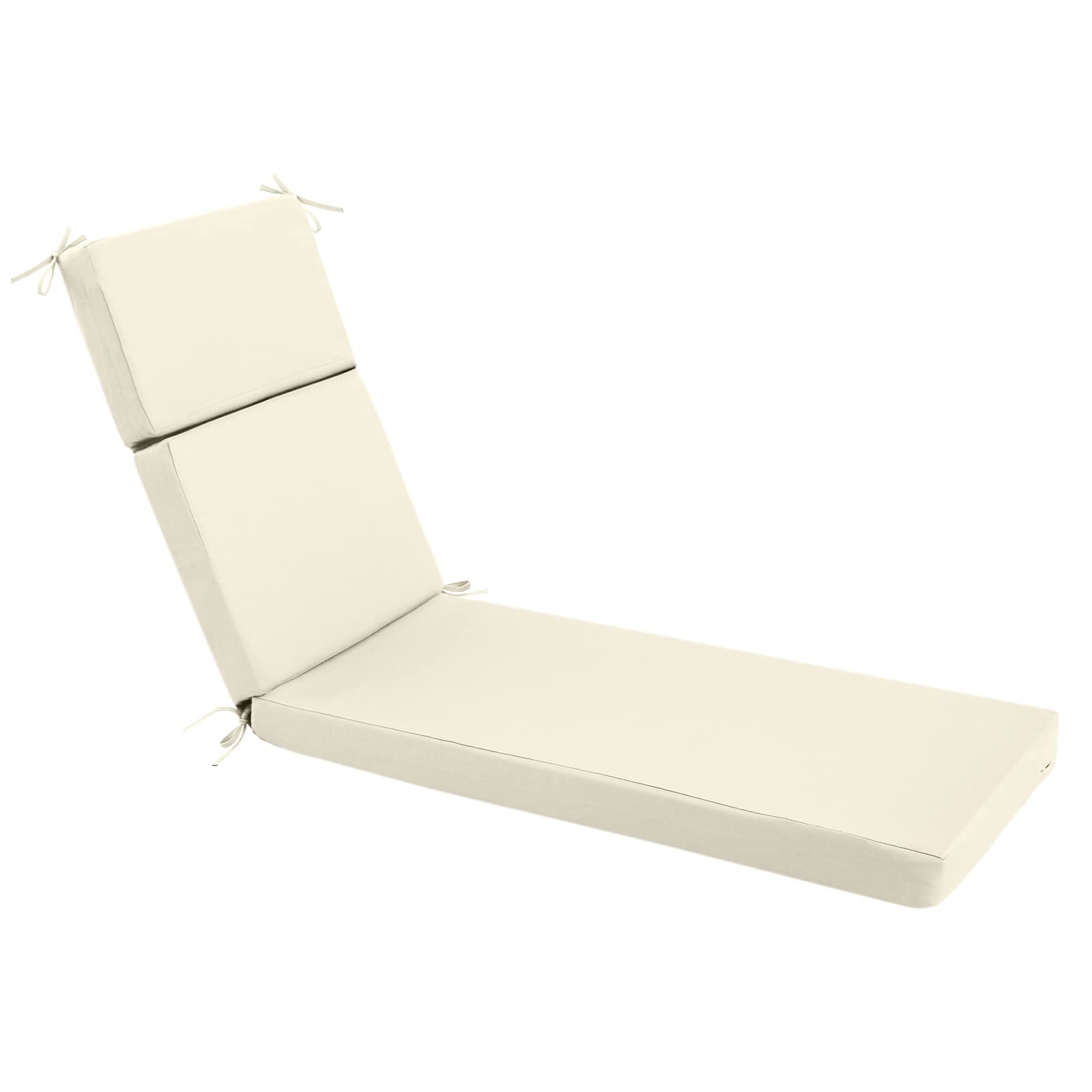 Waterproof Outdoor Chaise Lounge Cushion 72x21x3 Inch - Durable Patio Furniture Cushion for Poolside, Lawn & Backyard Relaxation | IDEHOME Comfortable Sunbathing Cushion