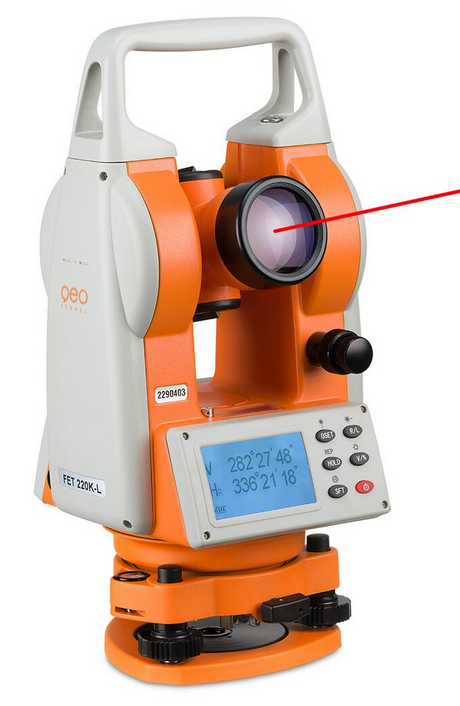 220K L Digital Theodolite - High Precision Surveying Instrument for Construction, Land Surveying & Engineering Projects