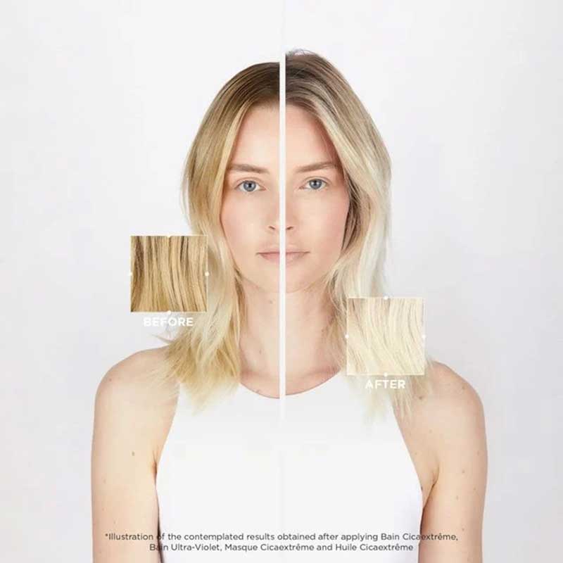 Kerastase Blond Absolu Ultra Violet Anti-Brass Purple Shampoo for Blonde Hair - Tones & Brightens Blonde, Silver & Gray Hair - Perfect for Salon-Quality Color Maintenance at Home