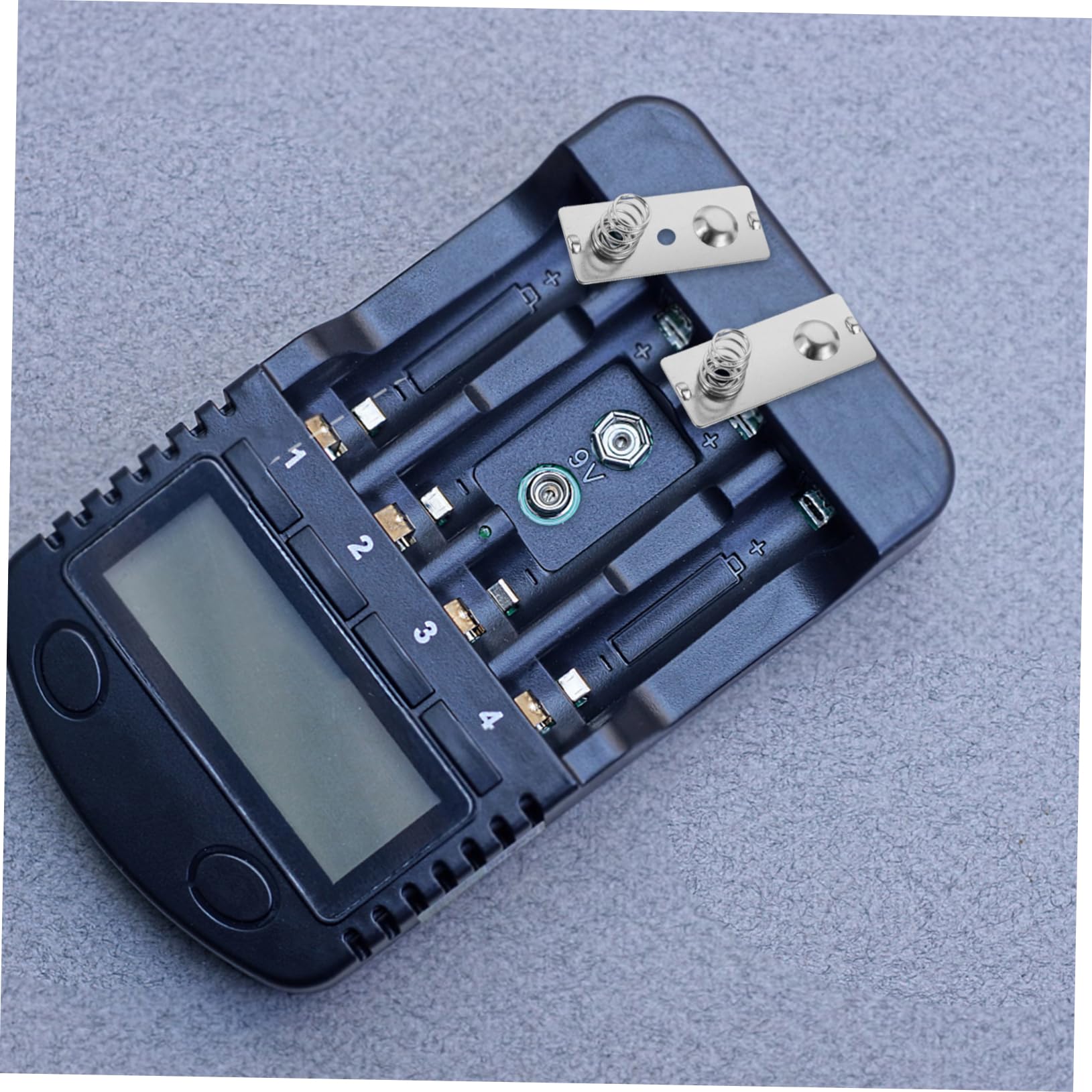 Gatuida 4 Sets Battery Spring - Durable Metal Battery Plate Contacts for AA AAA C D 9V Batteries - Perfect for Flashlights, Toys, Remote Controls & Electronic Devices
