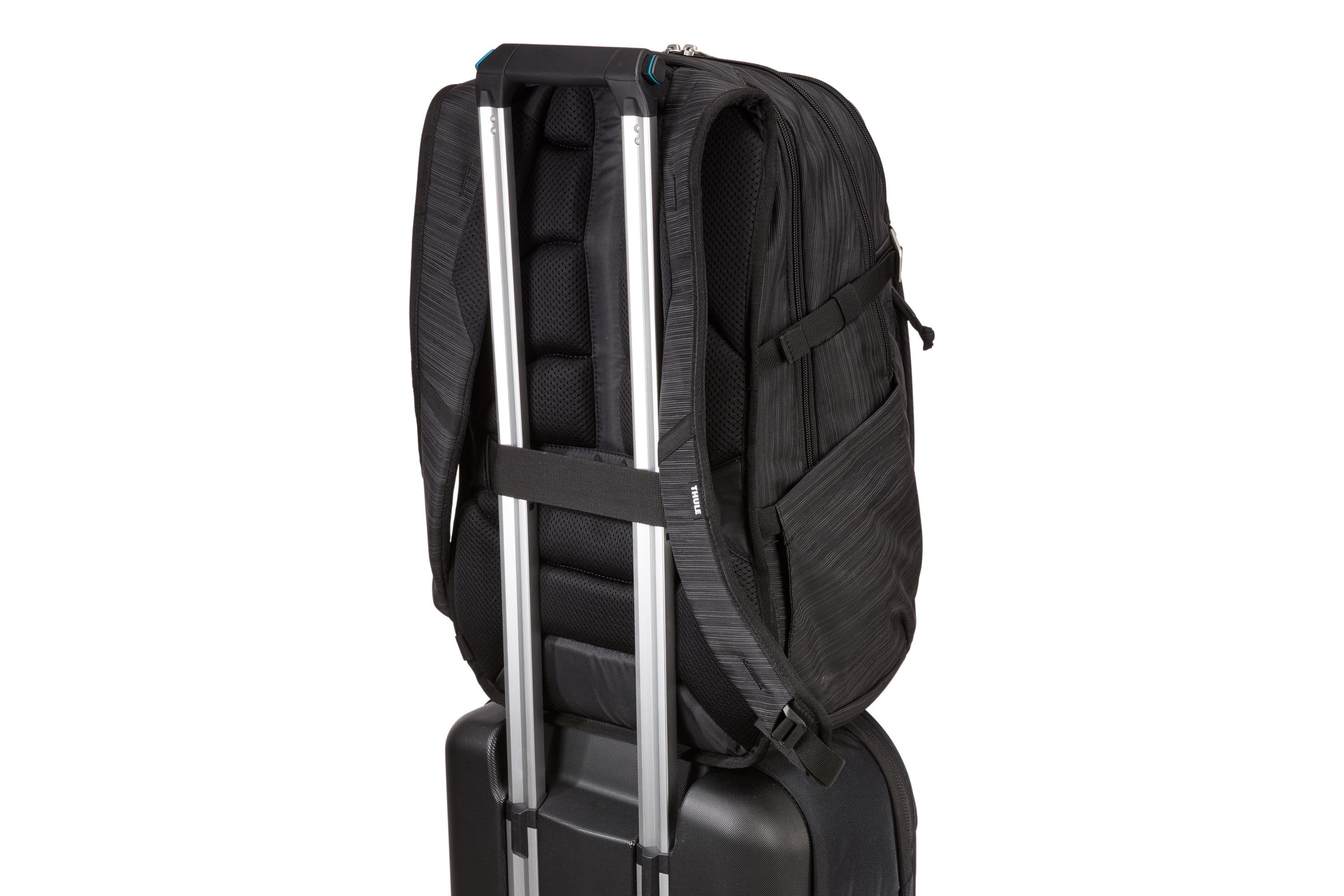 Thule Construct 28L Laptop Backpack - Waterproof & Durable Black Backpack for Work, School & Travel | Fits 15