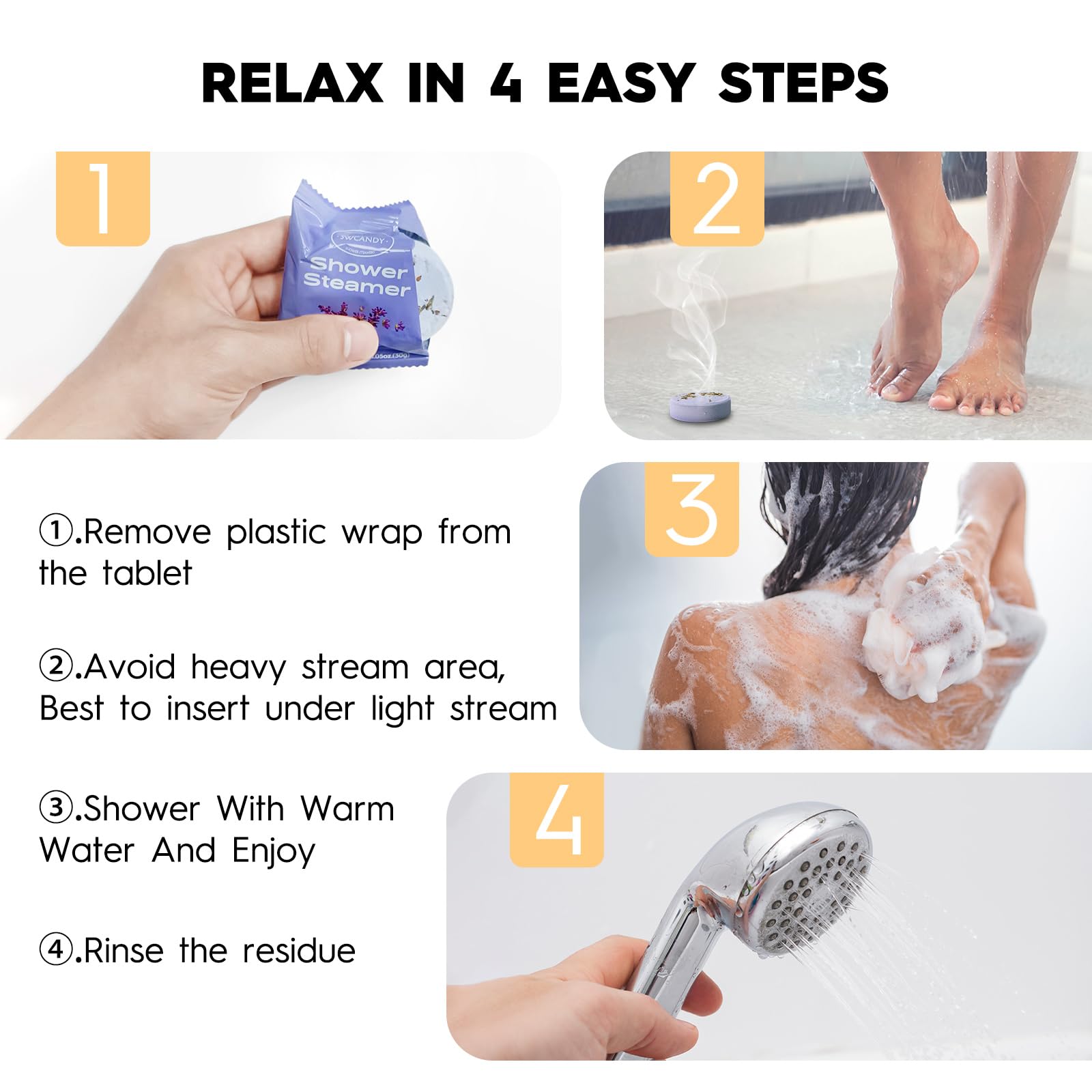 18 Pack Aromatherapy Shower Steamers with Essential Oils - Relaxing Bath Bombs for Women, Self Care Gifts for Mom, Birthday & Stocking Stuffers | Perfect for Stress Relief & Spa Nights at Home