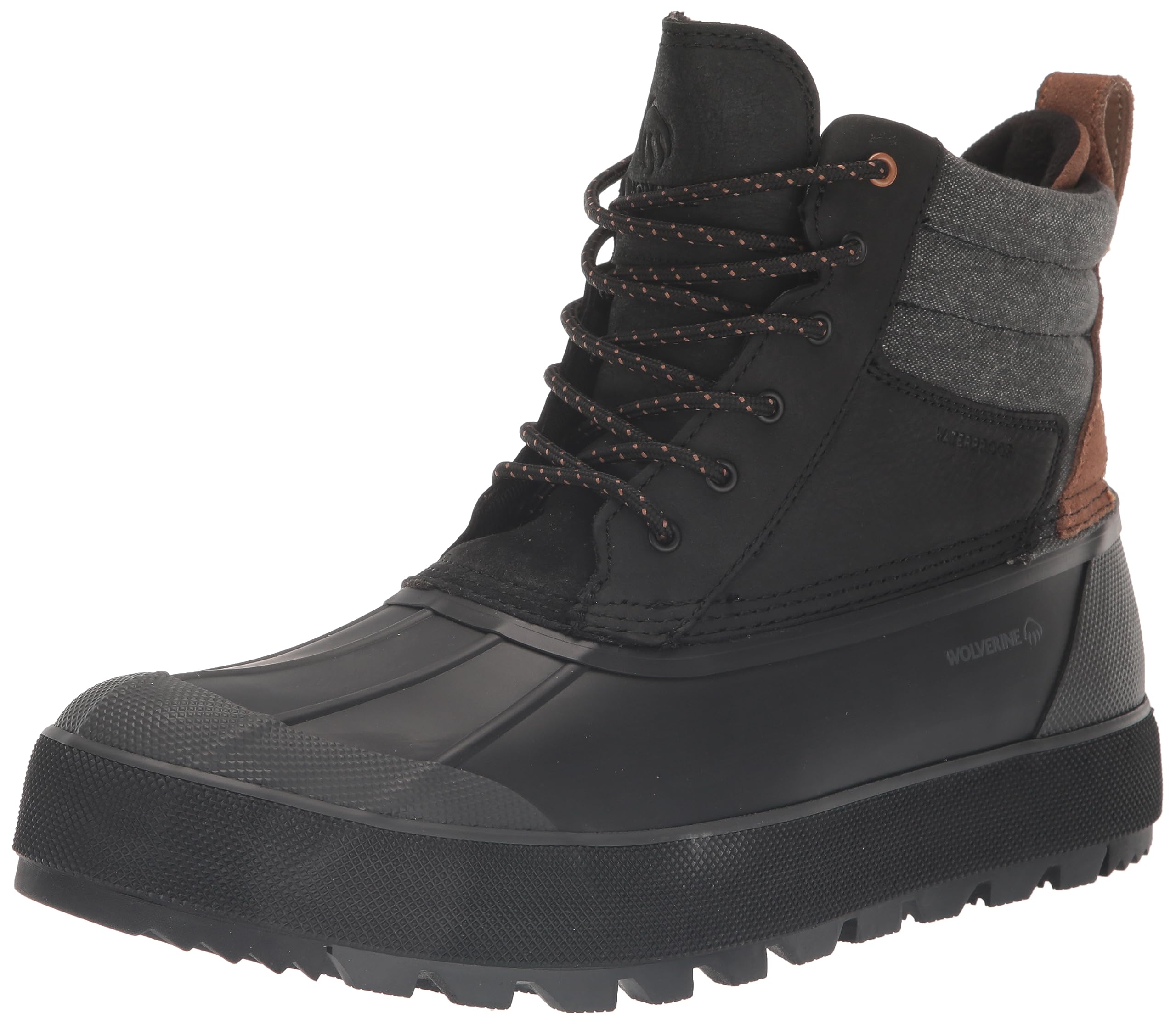 Wolverine Men's Torrent Trek Waterproof Insulated Mid Snow Boot - Winter Hiking, Snowshoeing & Cold Weather Outdoor Activities