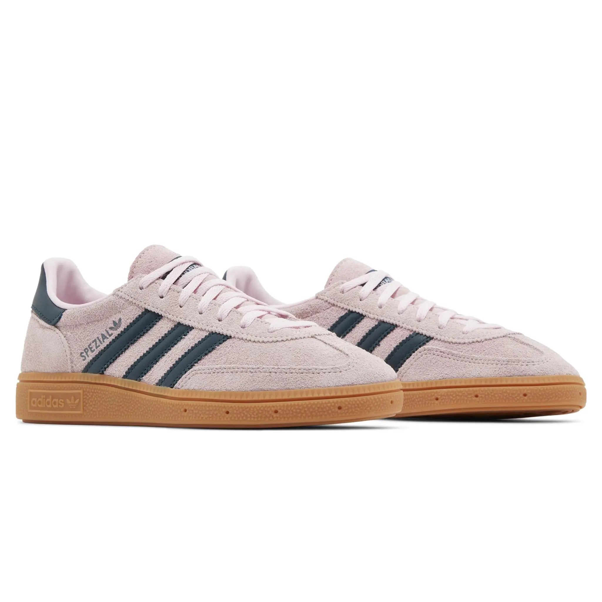 Adidas Handball Spezial Women's Sneakers - Clear Pink Arctic Night Colorway | Classic Court Shoes for Handball, Streetwear & Casual Fashion