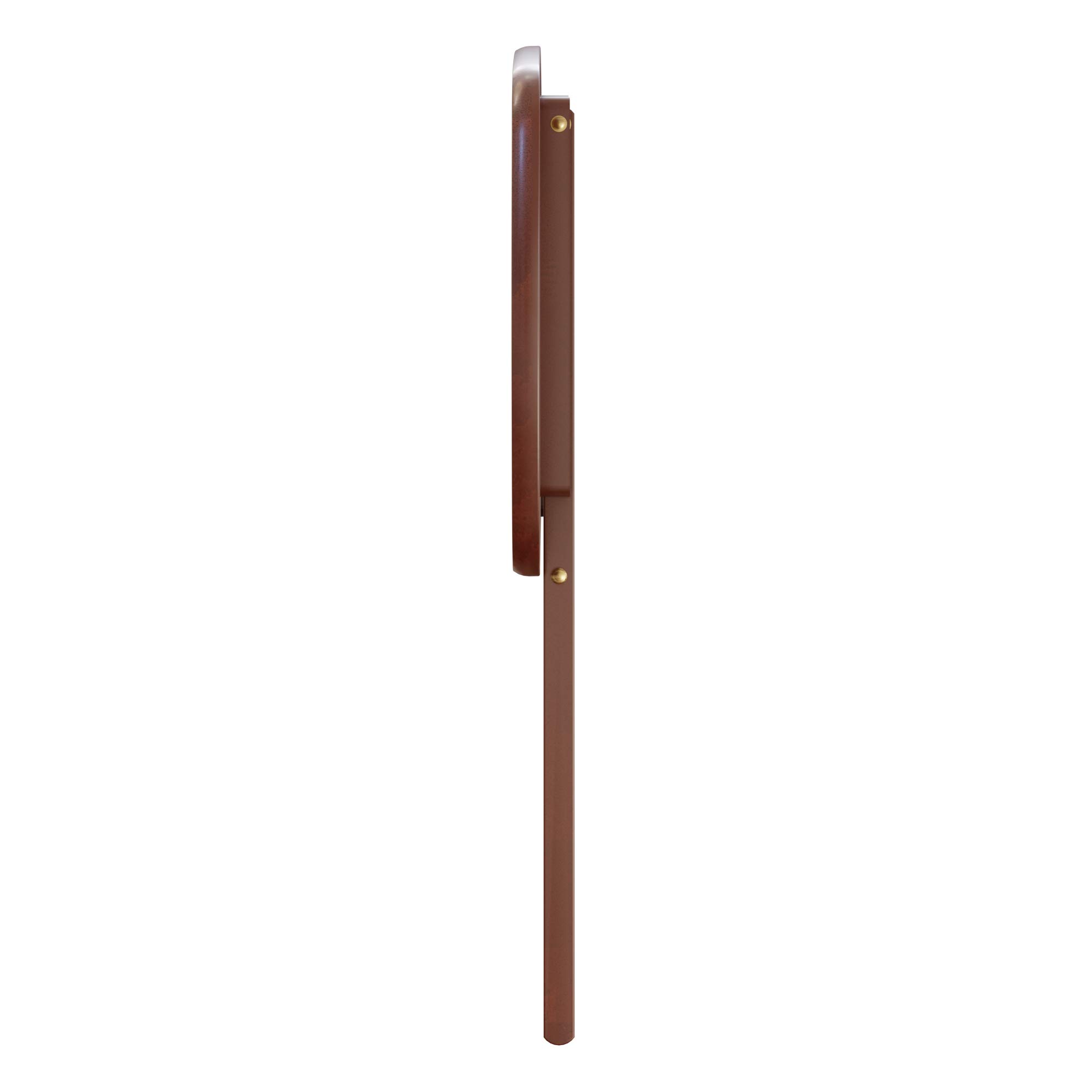 Winsome Lucca Walnut Brown Snack Table - 22.83