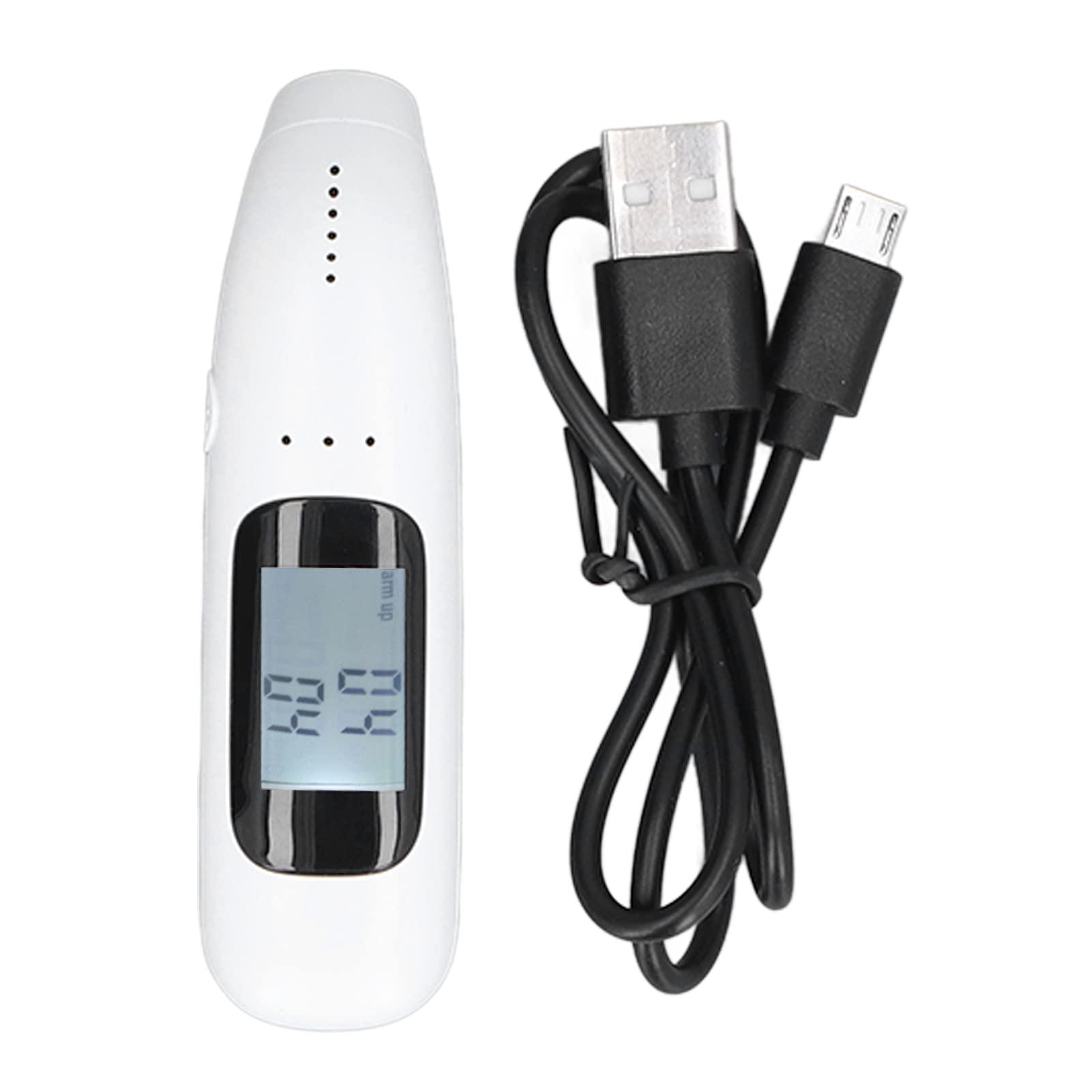 Portable Alcohol Breathalyzer - High Sensitivity Digital Alcohol Tester with 3-Color LED Indicators & Hygienic Mouthpiece | Accurate BAC Detection for Traffic Police, Personal Safety & Workplace Testing | Compact Design for Car, Home & Office Use