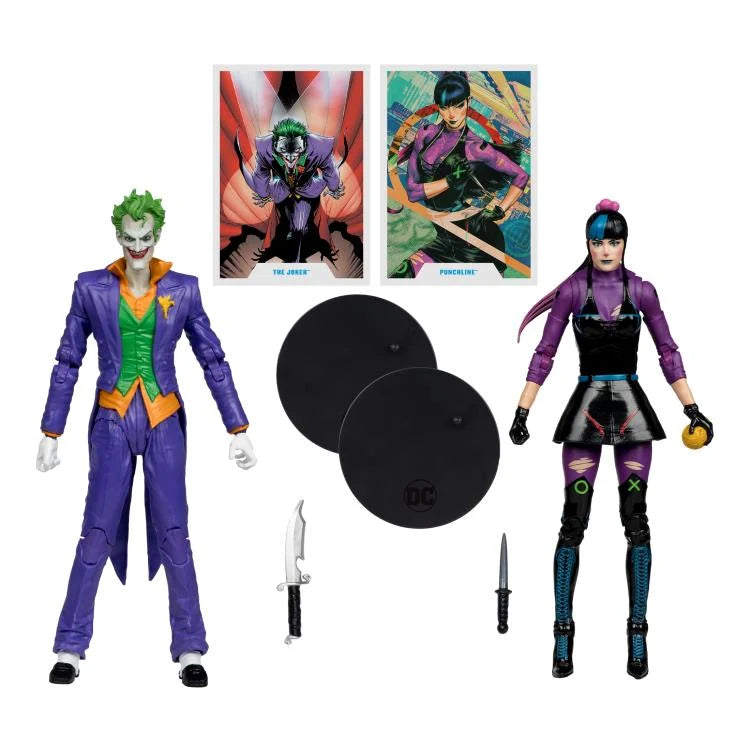 The Joker & Punchline Action Figure 2-Pack – DC Multiverse by McFarlane Toys – Perfect for Collectors, DC Fans & Comic Book Displays