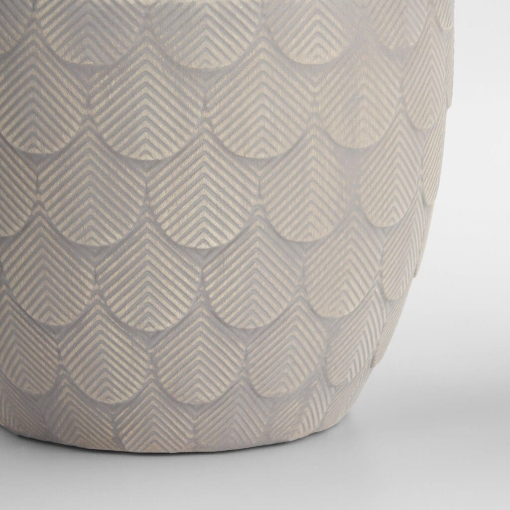 Cyan Design 11473 Nereus Large Grey Planter for Indoor Plants - Modern Home & Office Decor
