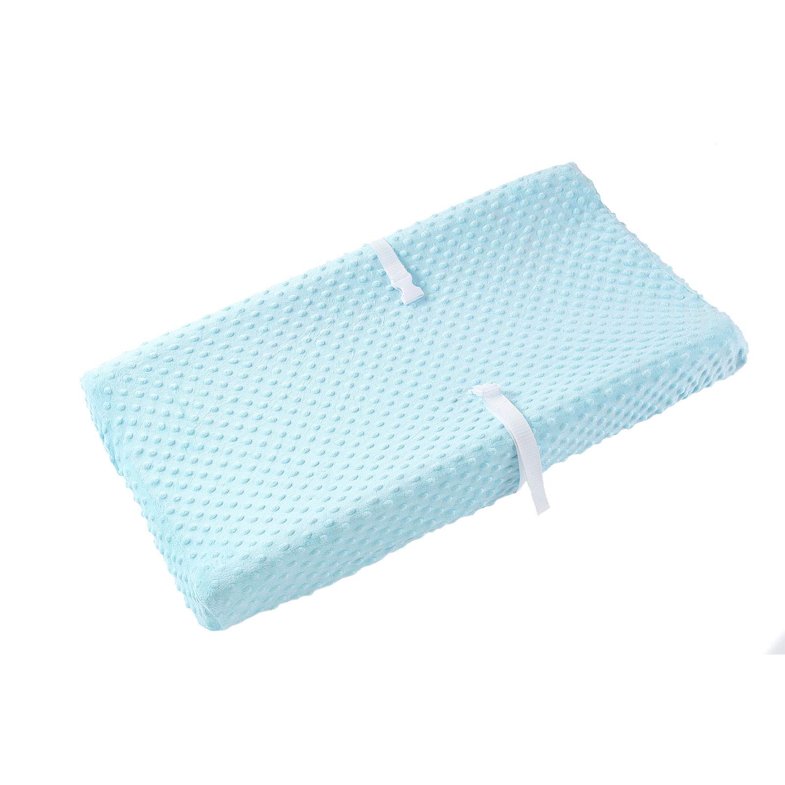 Premium Baby Changing Pad Cover - Ultra Soft Plush Dot Diaper Changing Table Cover for Boys & Girls - Safe & Comfortable 32