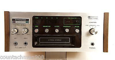 Vintage Pioneer HR-100 8-Track Tape Player with Dolby Stereo - Perfect for Retro Music Lovers & Classic Car Audio Systems