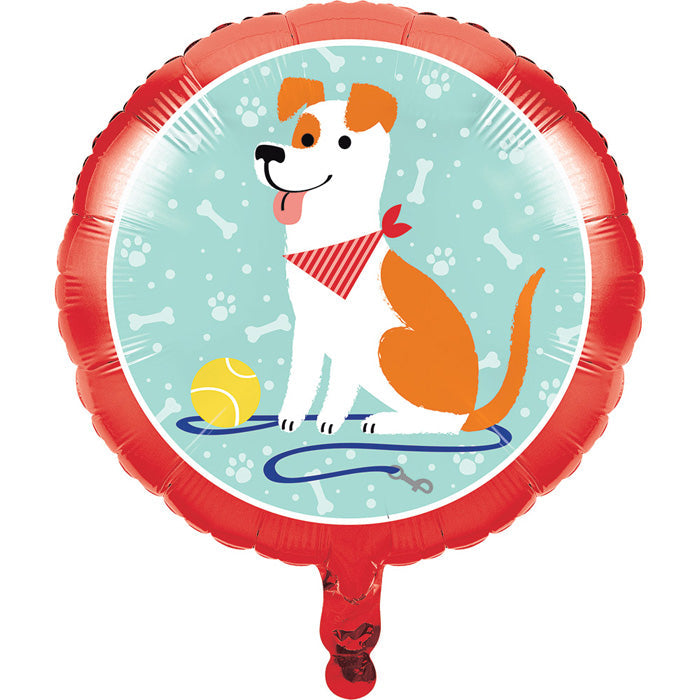 10 Pack Bulk Dog Themed Mylar Balloons for Birthday Parties, Pet Celebrations & Decorations - Perfect for Dog Lovers & Animal Theme Events