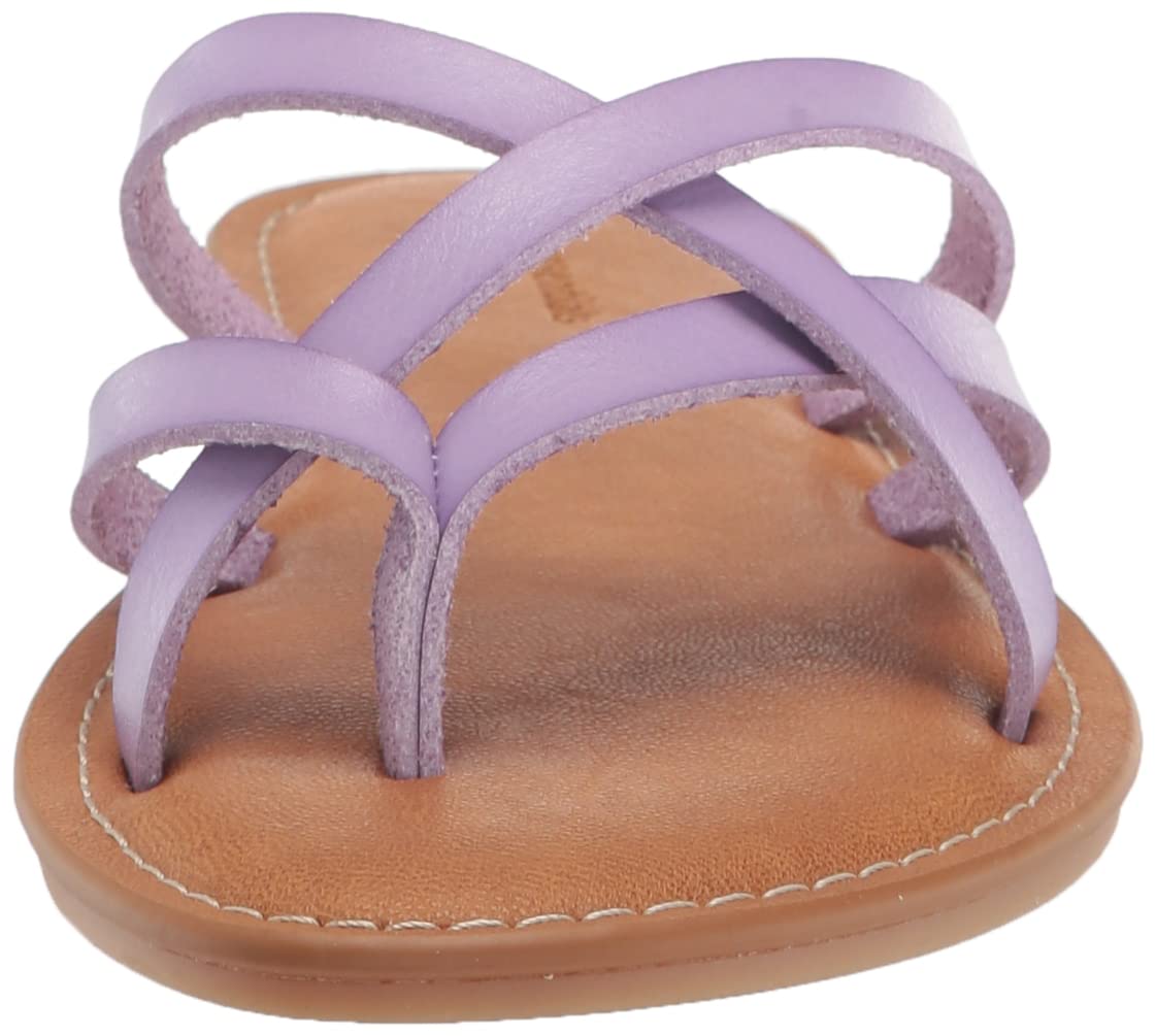 Amazon Essentials Women's Strappy Slide Flat Sandal - Comfortable Summer Casual Shoes for Beach, Pool, and Everyday Wear