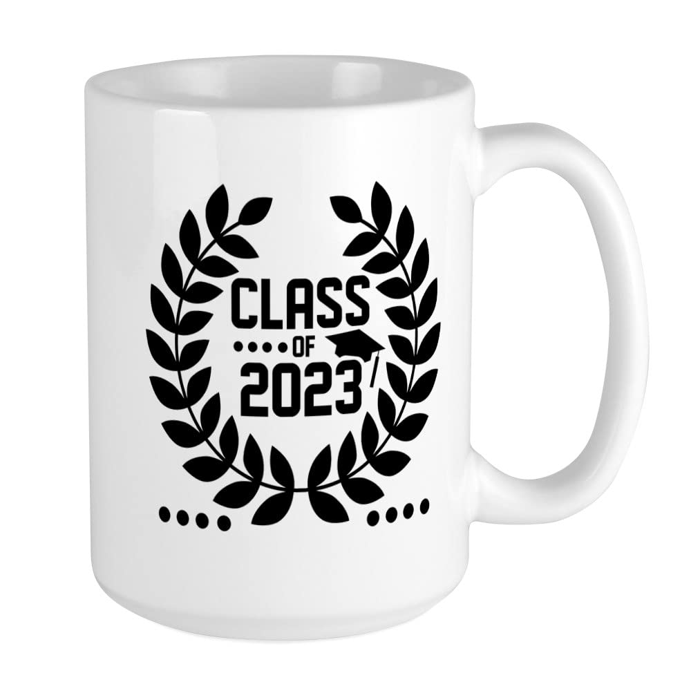 Class of 2023 Ceramic Coffee Mug - 15 oz Insulated Tea Cup for Graduation Gifts, Office Use & Daily Coffee Drinking | CafePress