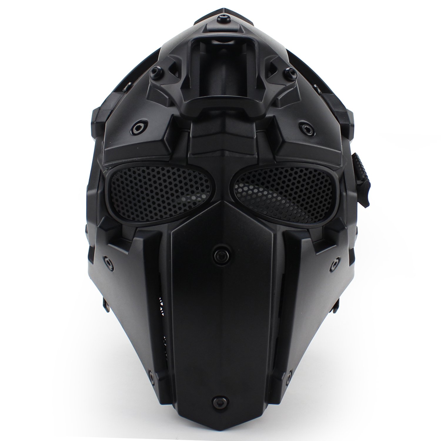 Tactical Airsoft Full Face Protection Helmet with Mask & Goggles - Military Style Terminator Helmet for Airsoft, Paintball, Hunting & Role-Playing | Perfect for Cosplay, Airsoft Battles & Outdoor Shooting Sports