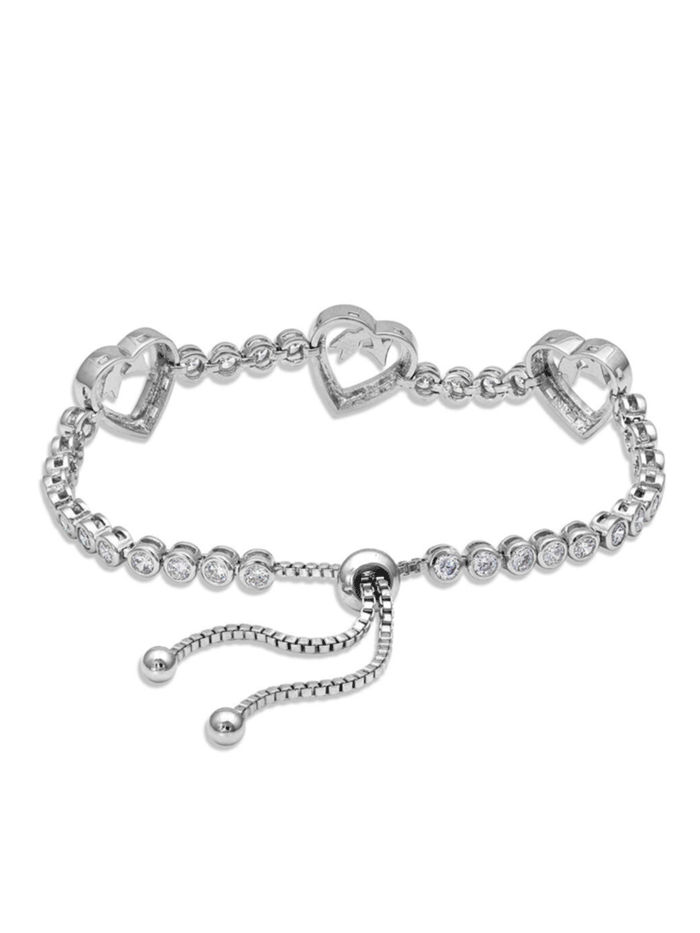 Montana Silversmiths BC3949 Women's Follow Your Arrow Heart Bolo Bracelet in Sterling Silver - Perfect for Western Fashion, Boho Style & Everyday Wear