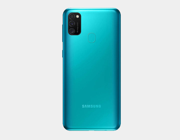 Samsung Galaxy M21 M215F/DSN 64GB 4GB RAM Dual SIM GSM Unlocked Smartphone - Green | 64GB SD Bundle | Perfect for Travel, Business & Streaming