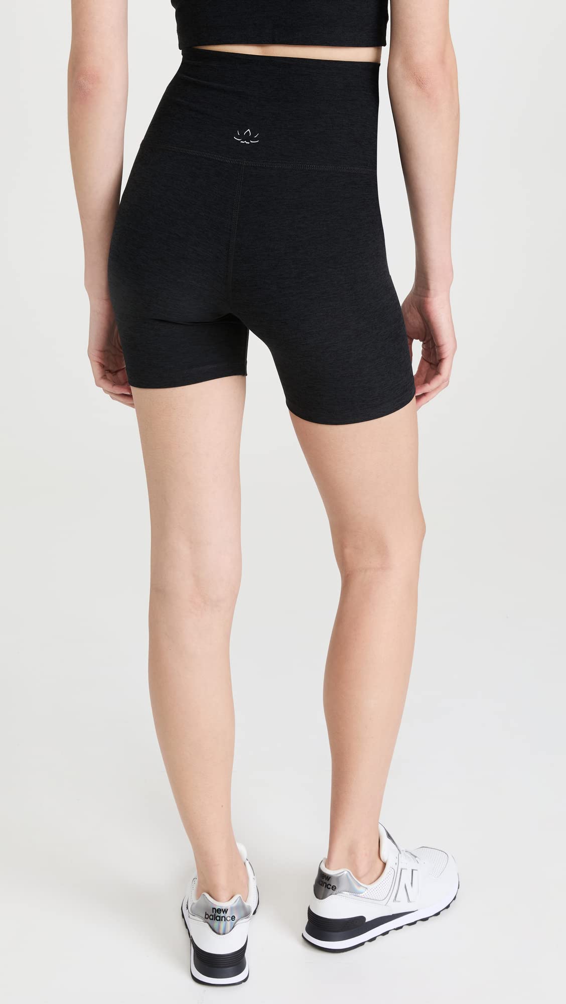 Beyond Yoga Women's Spacedye High-Waist Biker Shorts - Soft & Stretchy Workout Shorts for Running, Yoga & Gym - Perfect for Athleisure & Lounge Wear