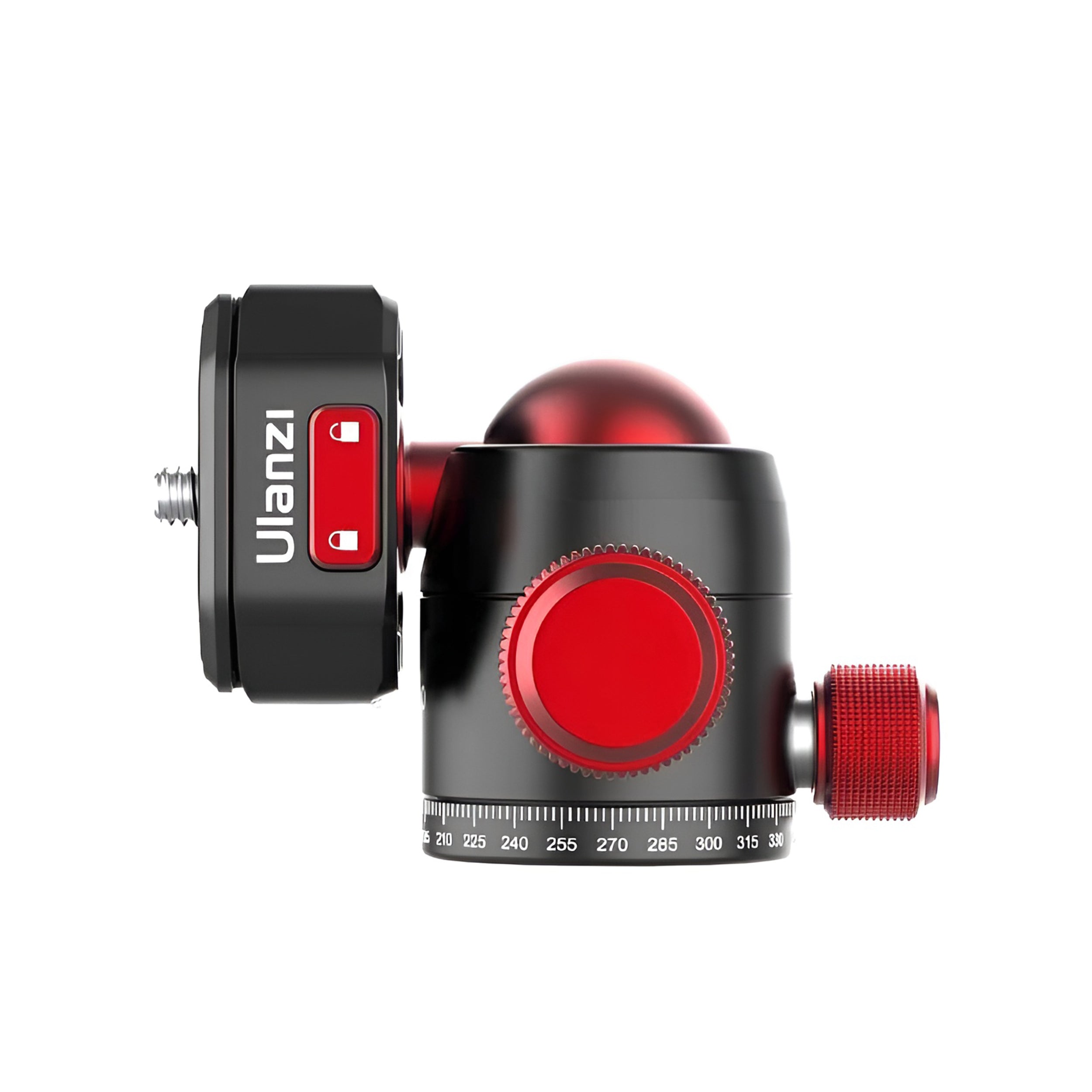 ULANZI U 100 Claw Quick Release Ball Head 2305 - Lightweight Camera Tripod Mount with 360° Rotation for DSLR, Mirrorless, and Action Cameras - Perfect for Vlogging, Photography, and Outdoor Adventures