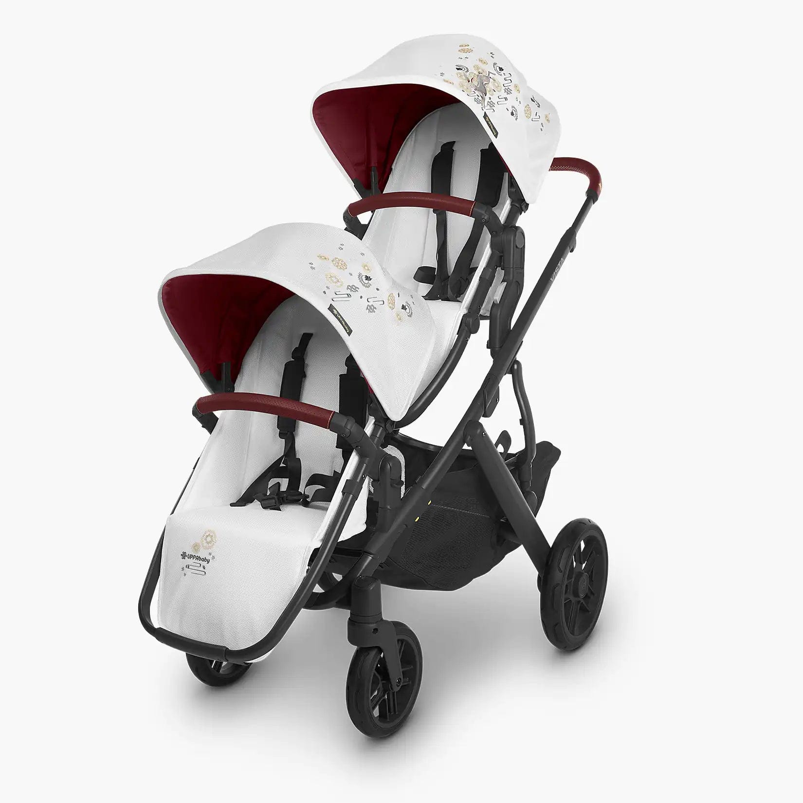 UPPAbaby Vista V2 Double Stroller - Lightweight All-Terrain Baby Stroller with Adjustable Canopy | Perfect for Twins, Siblings & Everyday Use in Parks, Shopping & Travel