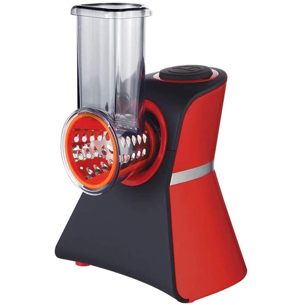 LQRYJDZ Electric Ice Cream Maker Machine - Healthy Frozen Yogurt, Sorbet & Soft Serve Dessert Maker for Kids & Adults (Red) - Perfect for Summer Parties, Family Treats & Healthy Snacks