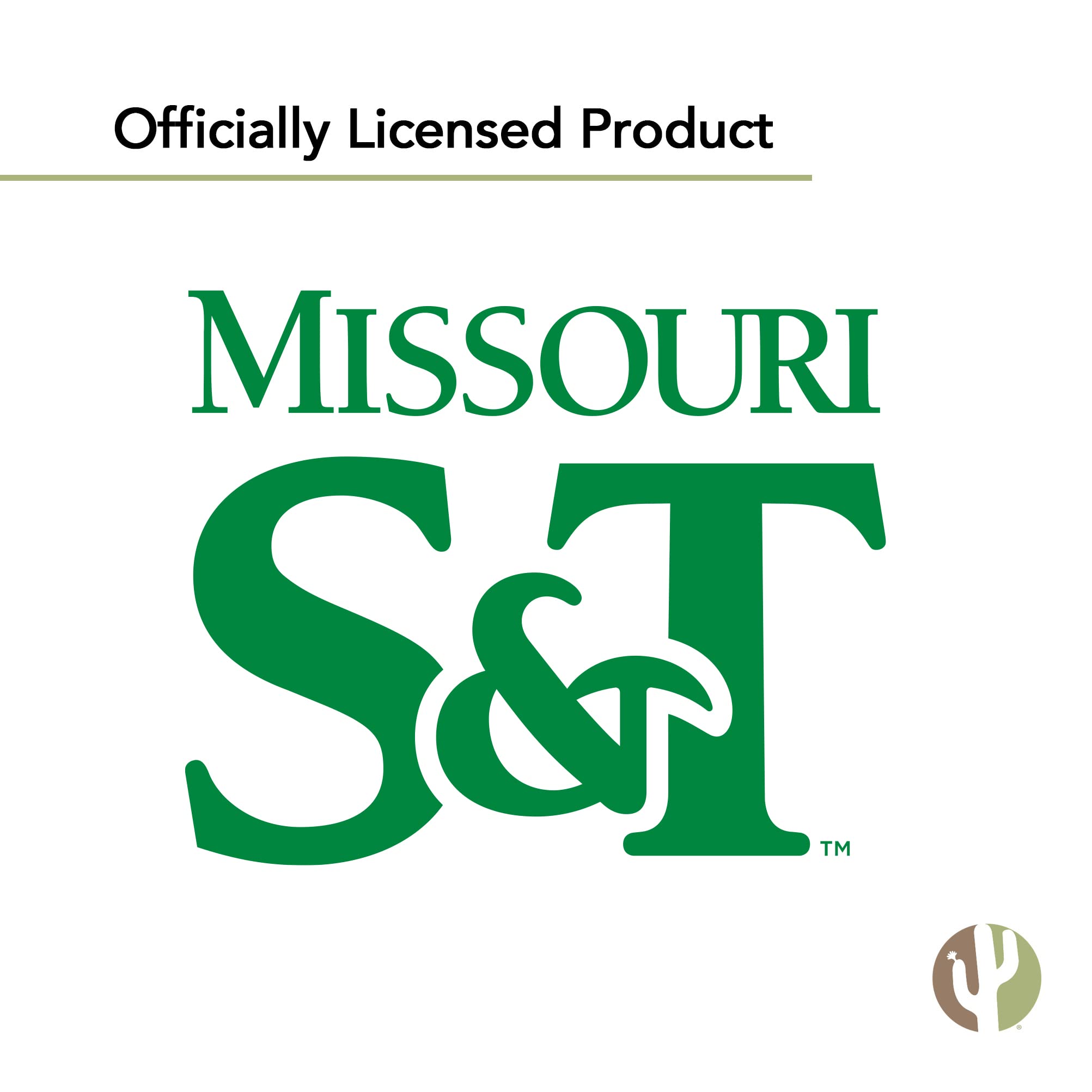 Missouri S&T Miners Vinyl Decal Sticker - Desert Cactus Design for Laptop, Water Bottle, Car & Scrapbook | University of Science and Technology Decals | Perfect for School Pride, Gifts & DIY Crafts