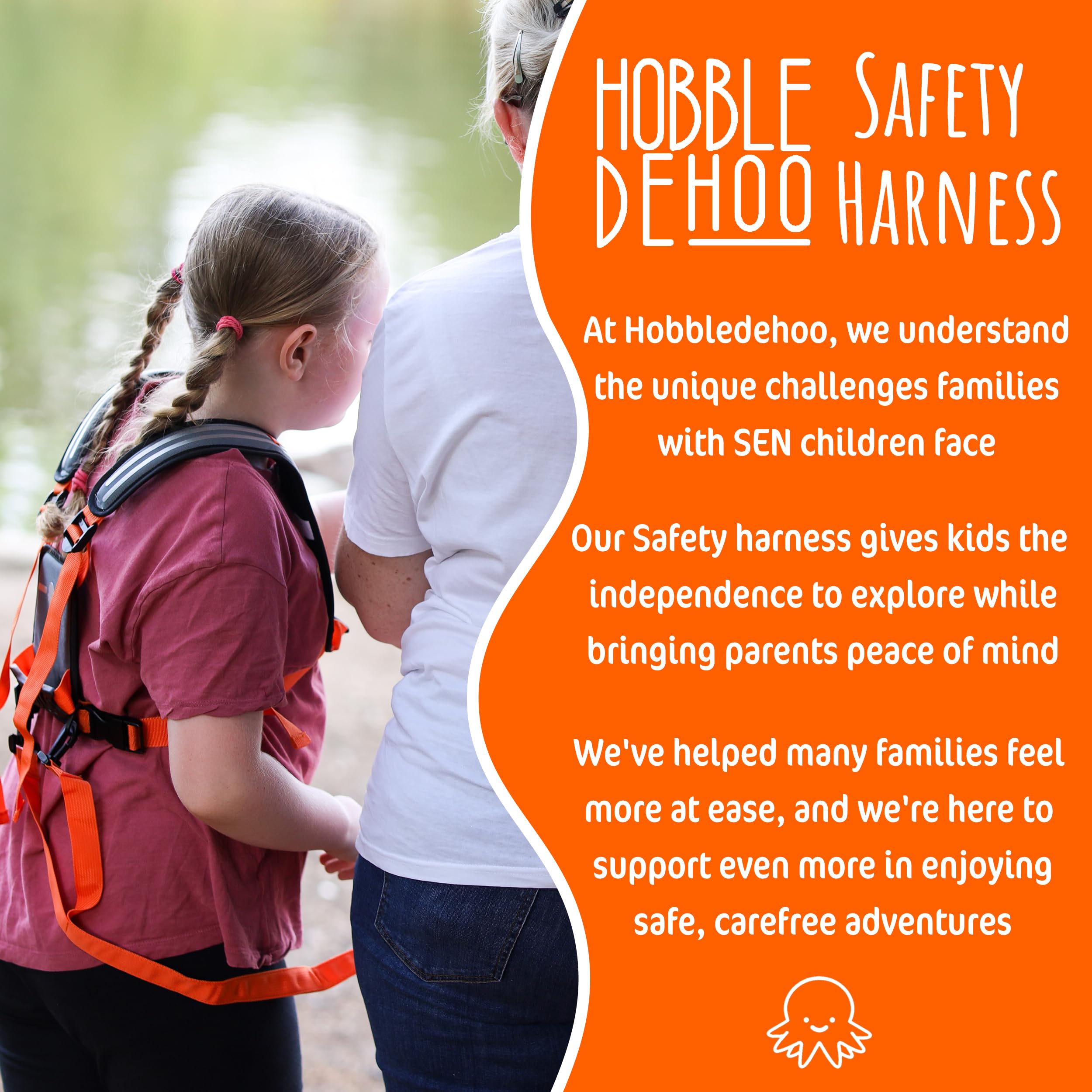 XL Active Child Safety Harness for Kids with Autism & Special Needs - Secure Walking, Outdoor Adventures & SEN Support