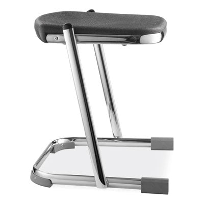 NPS 6600 Series Black Elephant Z Stool - Heavy Duty Backless Bar Stool Supports 500lb - Perfect for Home Bars, Kitchen Islands & Commercial Use