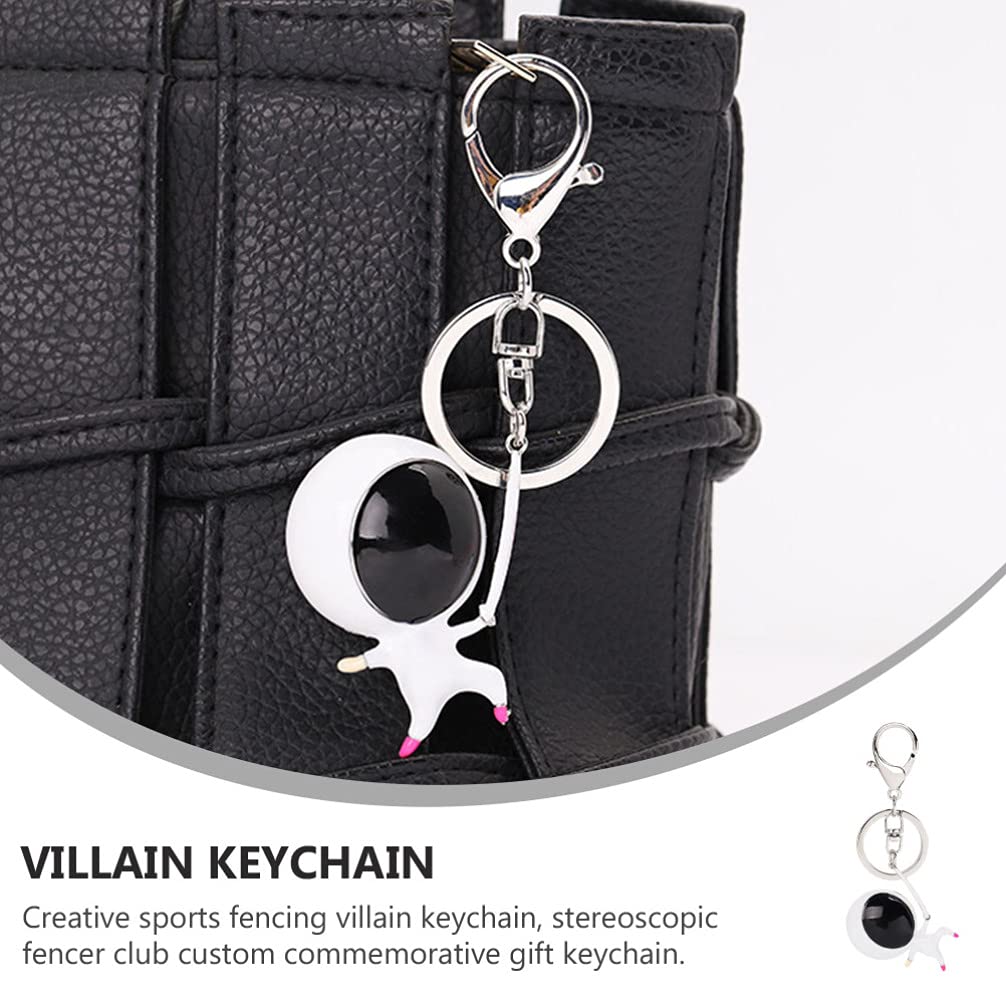 Garneck Key Chain Pendant - Fencing Sports Keyring, Decorative Keychain Accessory for Handbags, Cars & Purses | Perfect Gift for Athletes & Sports Enthusiasts
