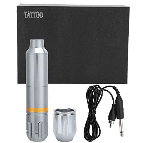 Professional Rotary Tattoo Pen Machine - Coreless Motor, Aviation Aluminum Body - Tattoo Supplies for Artists & Beginners - Perfect for Fine Line Work, Shading & Coloring Tattoos