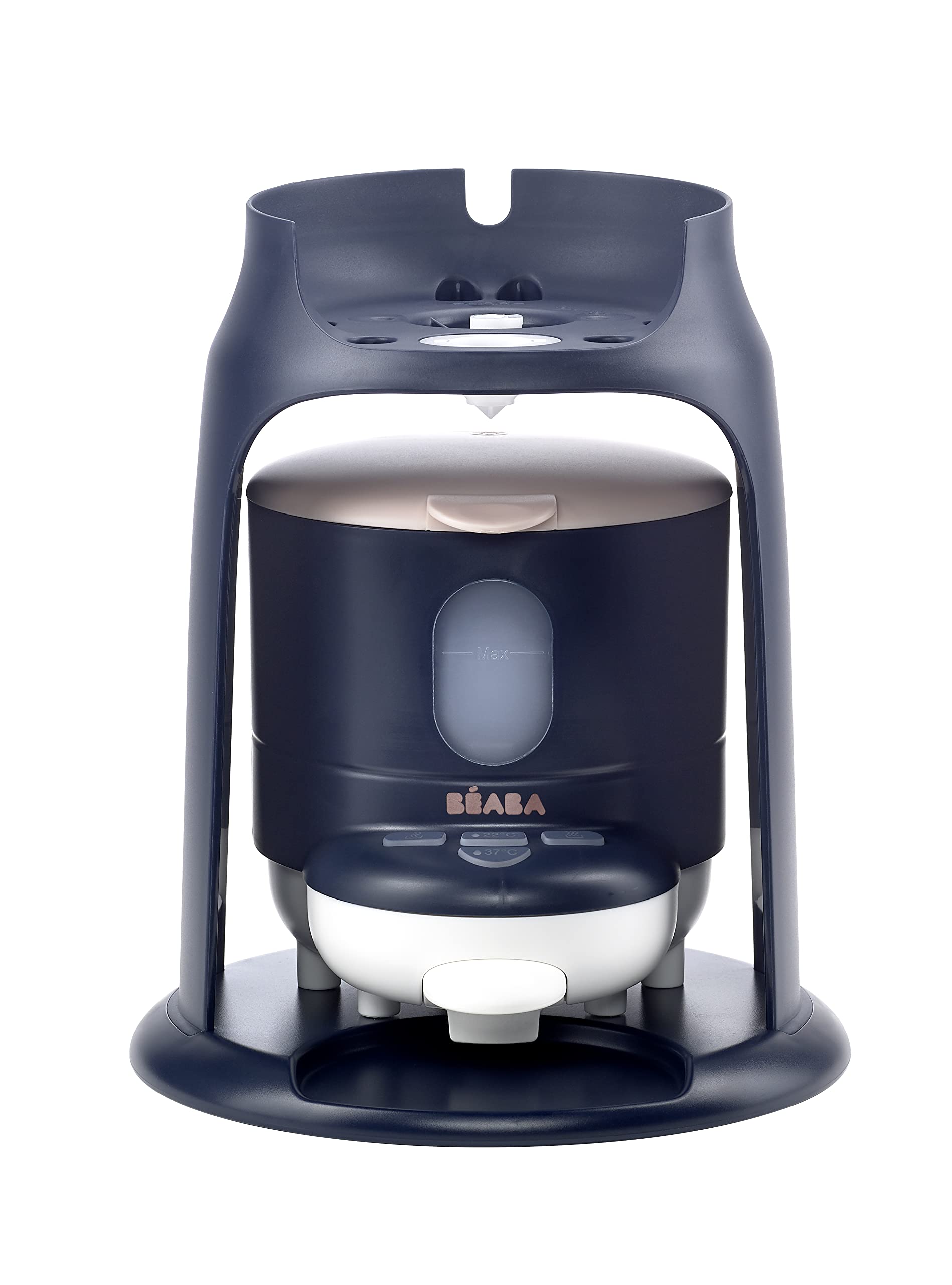 BEABA Bib'Expresso Fast Water Warmer & Formula Maker - Heats Baby Bottles in 30 Seconds, Instant Warm Water Dispenser for Infant Feeding, Baby Food Warmer - Perfect for Nighttime Feedings & Travel Use